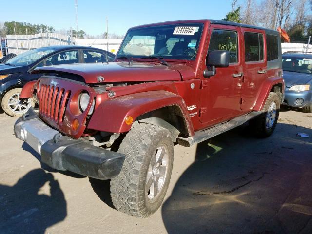 1J8GA59178L570553 - 2008 JEEP WRANGLER UNLIMITED SAHARA  photo 2