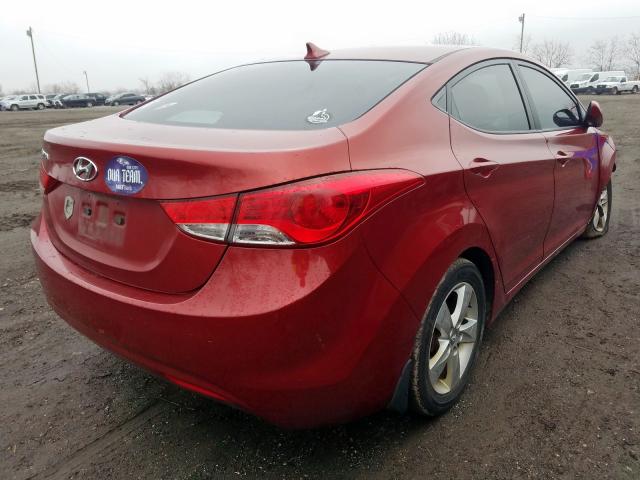 5NPDH4AE8DH246220 - 2013 HYUNDAI ELANTRA GLS  photo 4