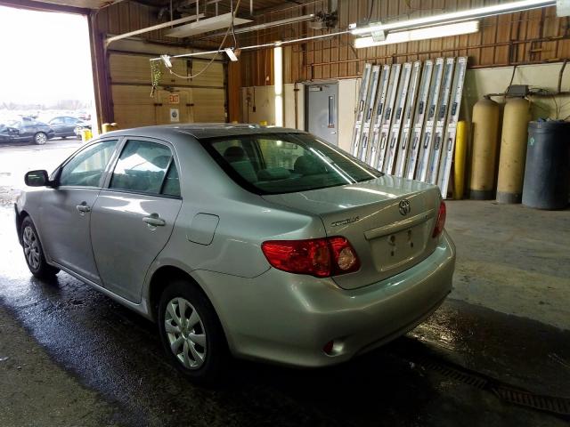 1NXBU4EE1AZ253715 - 2010 TOYOTA COROLLA BASE  photo 3