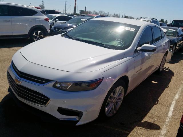 1G1ZJ5SU5GF257303 - 2016 CHEVROLET MALIBU HYBRID  photo 2