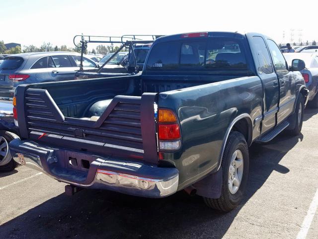 5TBRT3411YS109975 - 2000 TOYOTA TUNDRA ACCESS CAB  photo 4