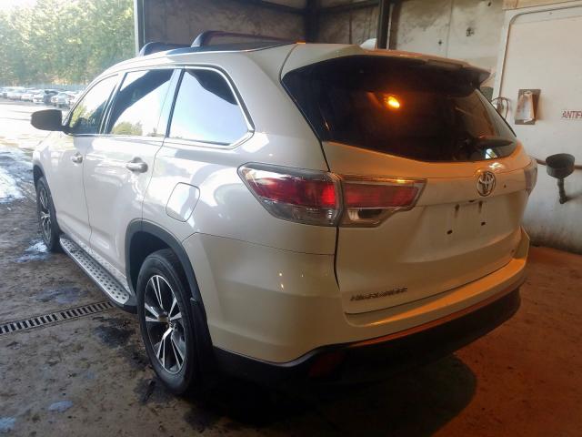 5TDKKRFH6GS158483 - 2016 TOYOTA HIGHLANDER XLE  ფოტო 3