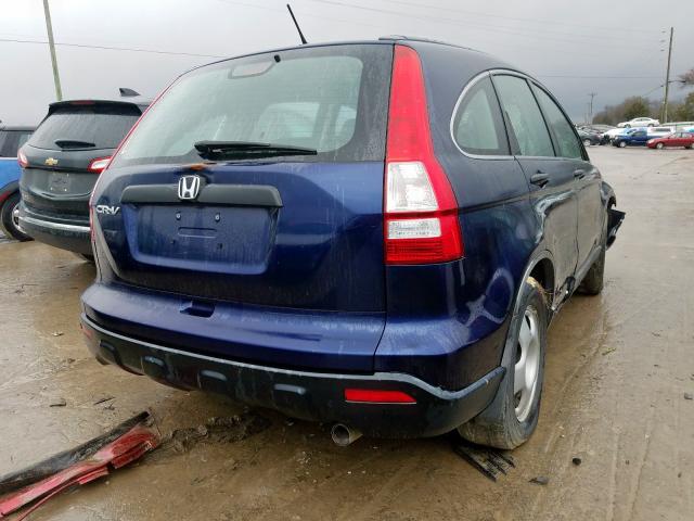 5J6RE48389L048236 - 2009 HONDA CR-V LX  photo 4