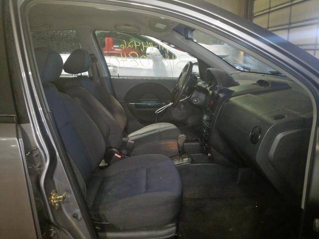 KL1TD66637B730149 - 2007 CHEVROLET AVEO BASE  photo 5