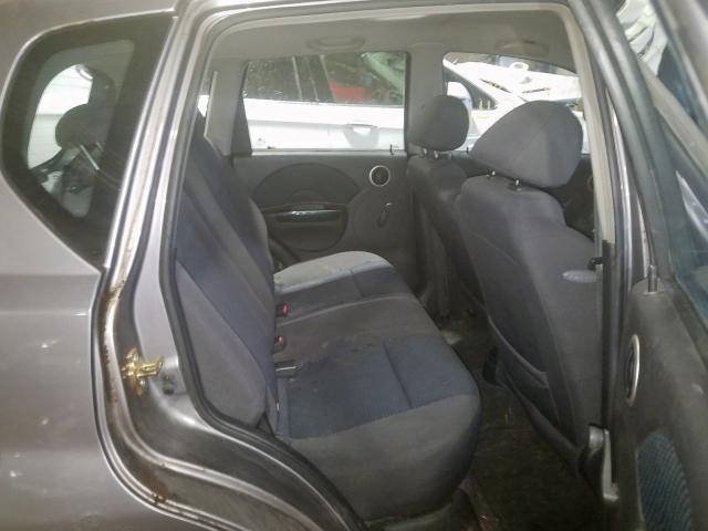 KL1TD66637B730149 - 2007 CHEVROLET AVEO BASE  photo 6