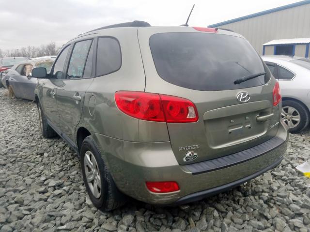 5NMSG13DX9H329973 - 2009 HYUNDAI SANTA FE GLS  photo 3