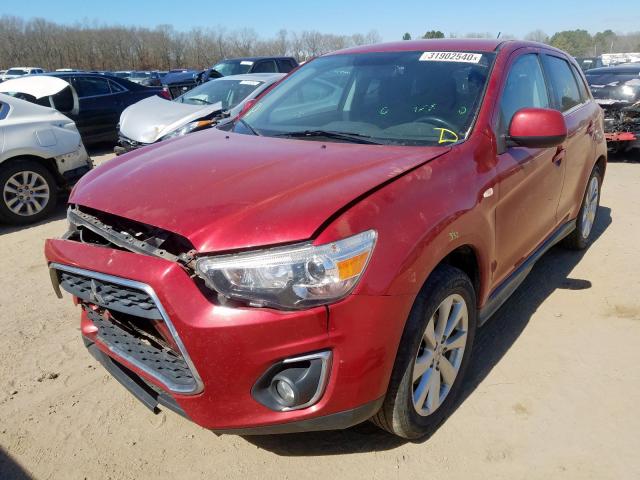 4A4AP4AU3EE011375 - 2014 MITSUBISHI OUTLANDER SPORT SE  photo 2