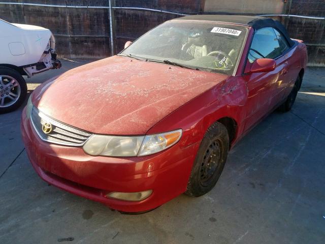 2T1FF28P42C549635 - 2002 TOYOTA CAMRY SOLARA SE  photo 2