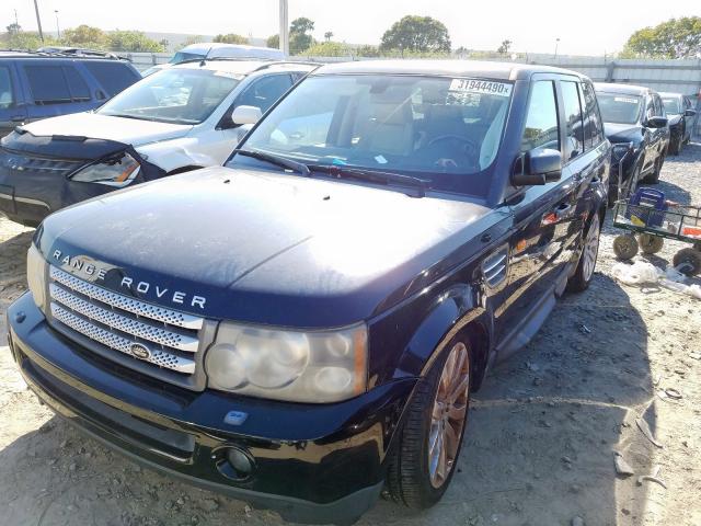 SALSH23437A989503 - 2007 LAND ROVER RANGE ROVER SPORT SUPERCHARGED  photo 2