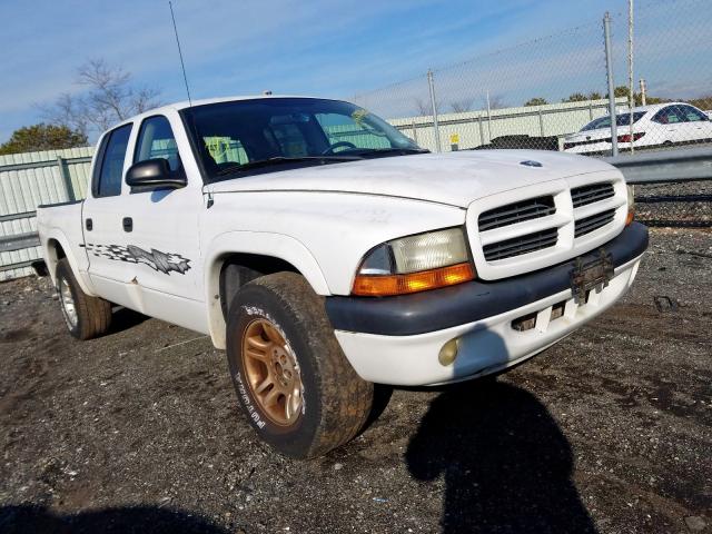 1B7HL38X12S531910 - 2002 DODGE DAKOTA QUAD SPORT  photo 1