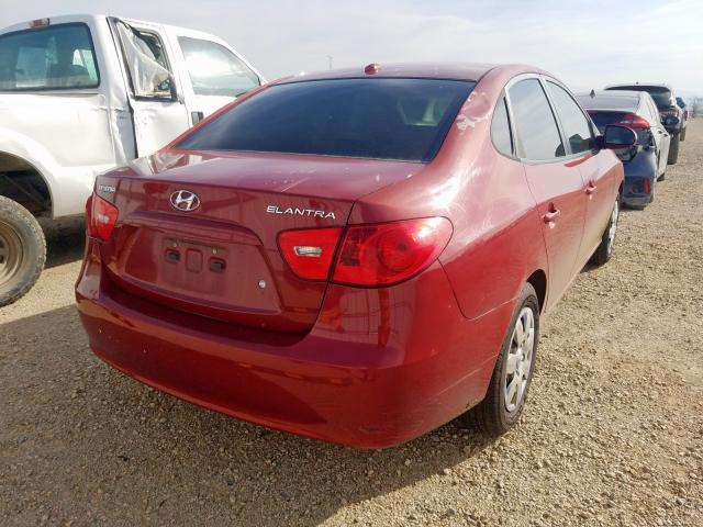 KMHDU46D88U362827 - 2008 HYUNDAI ELANTRA GLS  photo 4