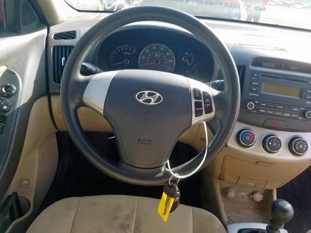 KMHDU46D88U362827 - 2008 HYUNDAI ELANTRA GLS  photo 9