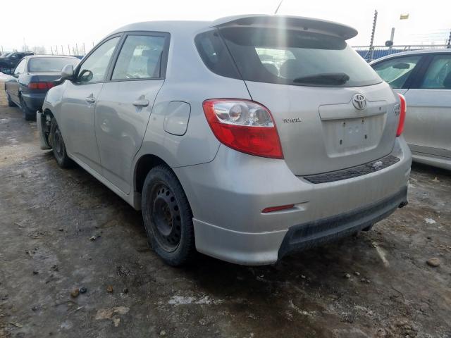 2T1GE40E29C003973 - 2009 TOYOTA COROLLA MATRIX XRS  photo 3