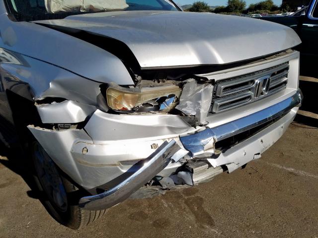 2HJYK16576H525207 - 2006 HONDA RIDGELINE RTL  photo 9