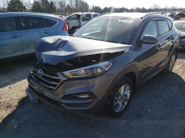 KM8J33A43GU025701 - 2016 HYUNDAI TUCSON LIMITED GRAY photo 2