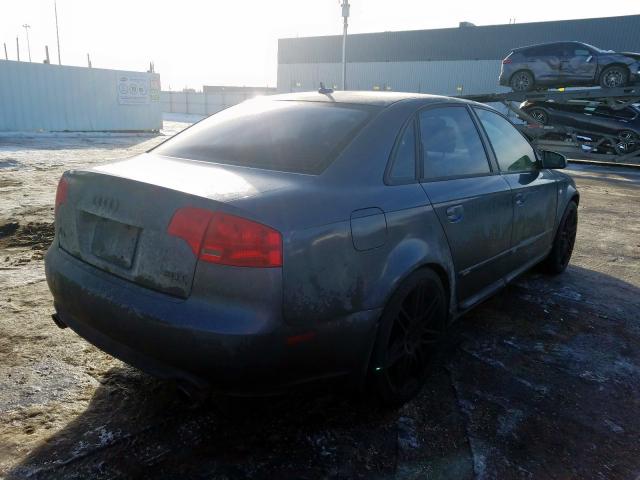 WAUEF78E27A145233 - 2007 AUDI A4 S-LINE 2.0T QUATTRO TURBO  photo 4