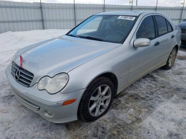 WDBRF92J36F744678 - 2006 MERCEDES-BENZ C 280 4MATIC  photo 2