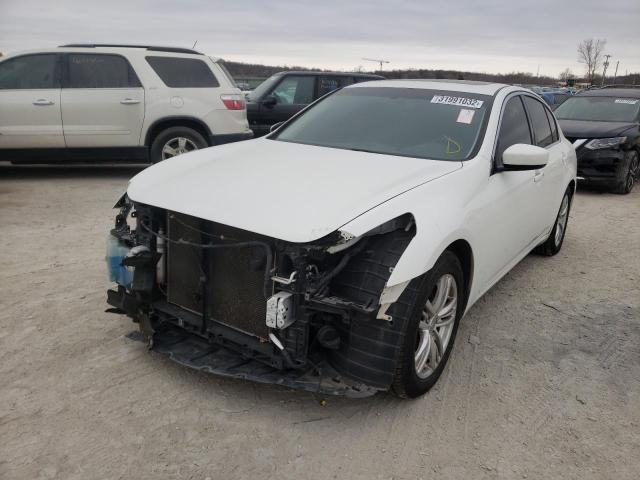 JN1CV6APXDM305469 - 2013 INFINITI G37 BASE WHITE photo 2