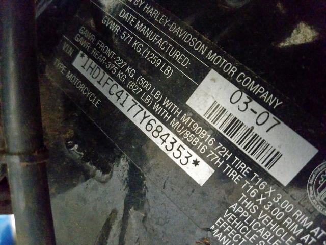 1HD1FC4177Y684353 - 2007 HARLEY-DAVIDSON FLHTCUI  photo 20