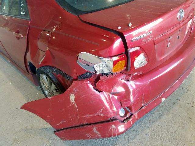 2T1BU4EE3AC517583 - 2010 TOYOTA COROLLA BASE  照片 9