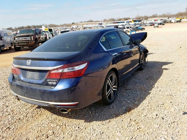 1HGCR2F6XGA023236 - 2016 HONDA ACCORD SPORT  photo 4