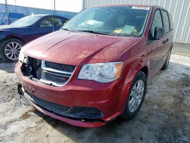 2C4RDGBG7GR216605 - 2016 DODGE GRAND CARAVAN SE  photo 2