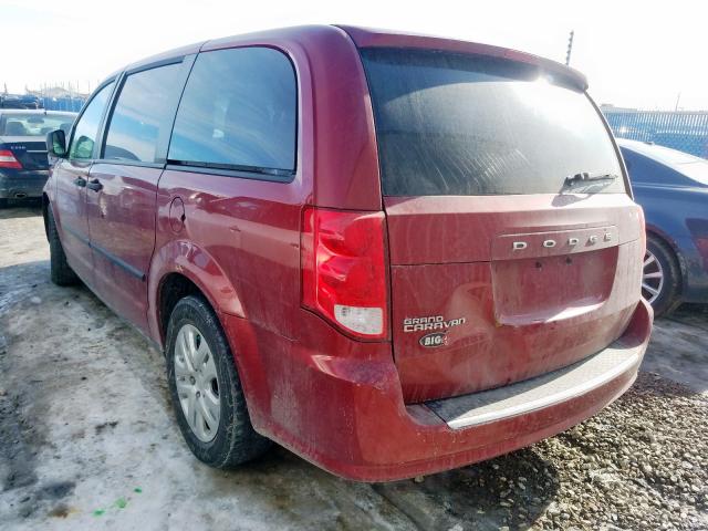 2C4RDGBG7GR216605 - 2016 DODGE GRAND CARAVAN SE  photo 3