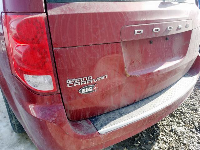 2C4RDGBG7GR216605 - 2016 DODGE GRAND CARAVAN SE  photo 9