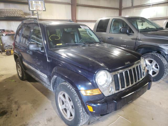 1J4GL58K87W651743 - 2007 JEEP LIBERTY LIMITED BLUE photo 1