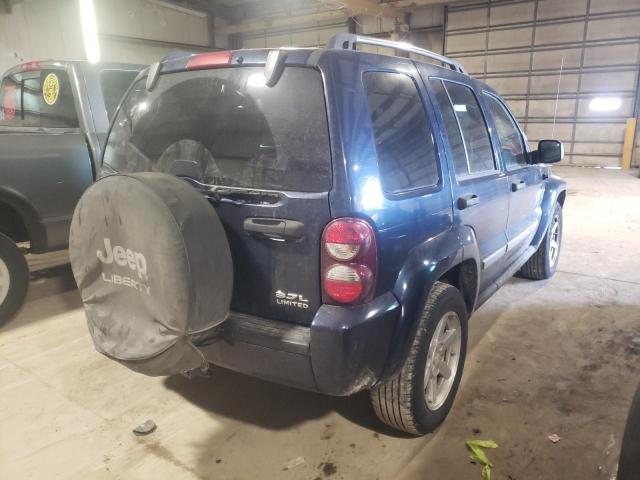 1J4GL58K87W651743 - 2007 JEEP LIBERTY LIMITED BLUE photo 4