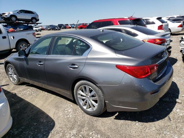 JN1BV7ARXFM395499 - 2015 INFINITI Q50 BASE GRAY photo 3