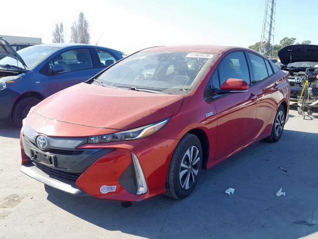 JTDKARFP4K3116821 - 2019 TOYOTA PRIUS PRIME  photo 2