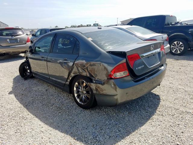 2HGFA16819H307018 - 2009 HONDA CIVIC EX  photo 3