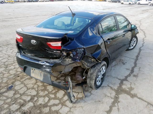 KNADN4A36E6348163 - 2014 KIA RIO EX  photo 4