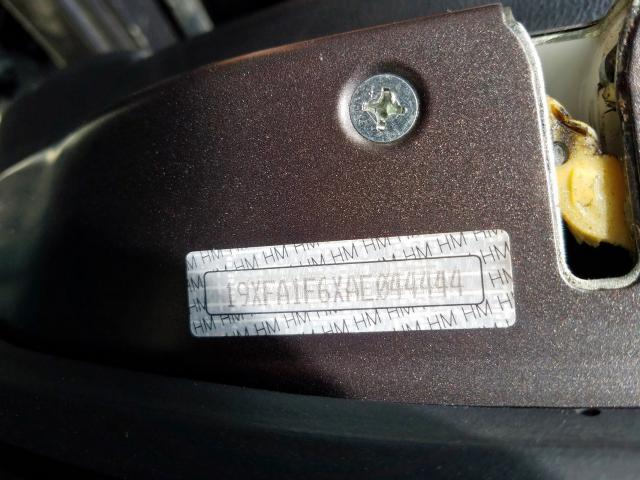 19XFA1F6XAE044444 - 2010 HONDA CIVIC LX-S  foto 10