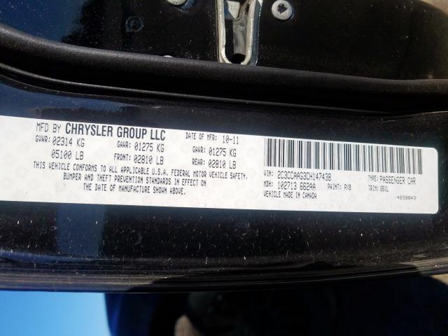 2C3CCAAG3CH147438 - 2012 CHRYSLER 300  photo 10