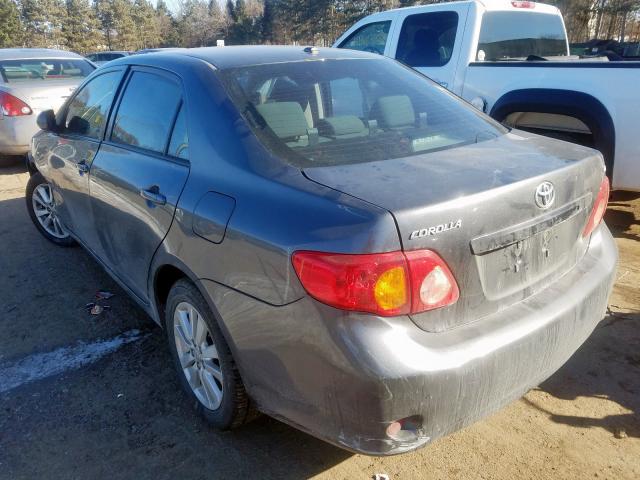 2T1BU4EE7AC436361 - 2010 TOYOTA COROLLA BASE  photo 3