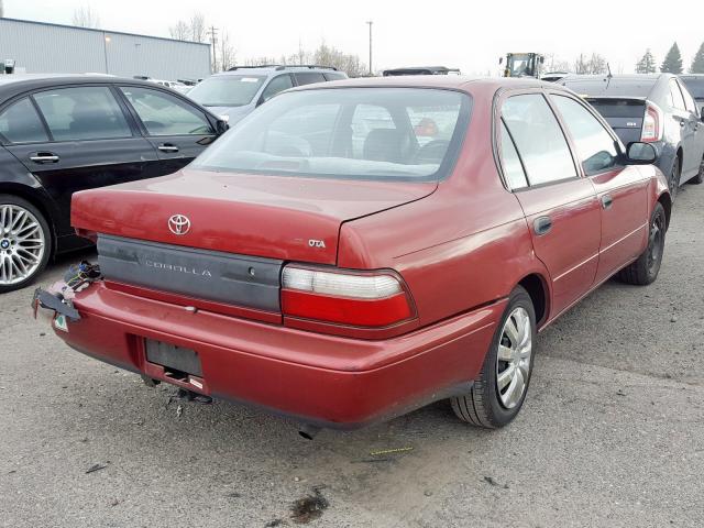 1NXBA02E8VZ605524 - 1997 TOYOTA COROLLA BASE  photo 4