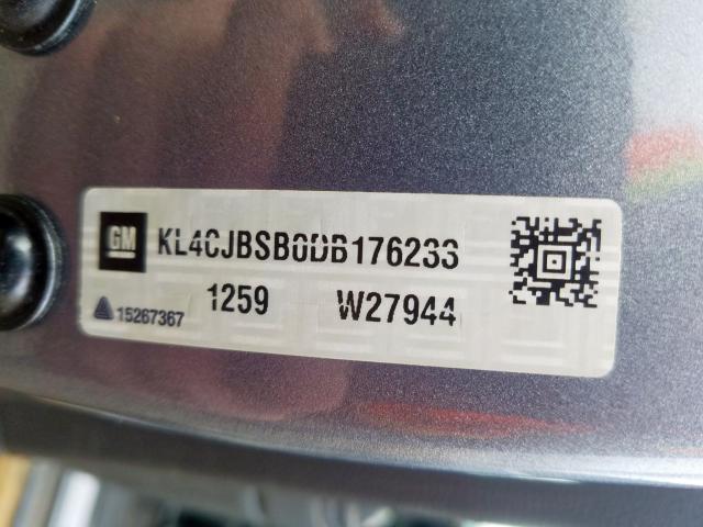 KL4CJBSB0DB176233 - 2013 BUICK ENCORE CONVENIENCE  照片 10