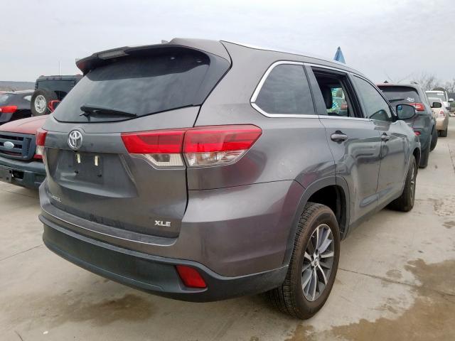 5TDKZRFH2KS567830 - 2019 TOYOTA HIGHLANDER SE  photo 4