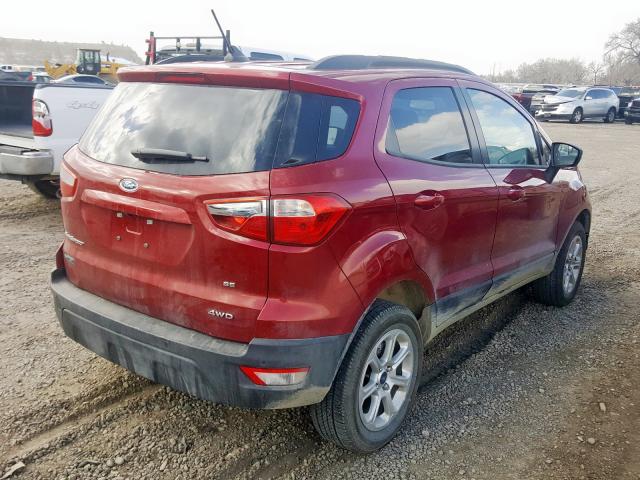 MAJ6S3GL6KC305869 - 2019 FORD ECOSPORT SE  photo 4