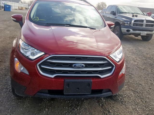 MAJ6S3GL6KC305869 - 2019 FORD ECOSPORT SE  photo 9