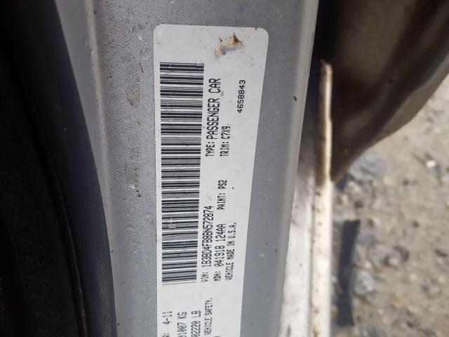 1B3BD4FB8BN572874 - 2011 DODGE AVENGER EXPRESS  照片 10