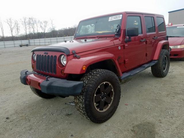 1C4BJWEG8CL273060 - 2012 JEEP WRANGLER UNLIMITED SAHARA  photo 2