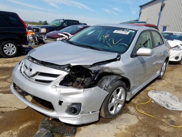 2T1BU4EE1CC908699 - 2012 TOYOTA COROLLA BASE  photo 2