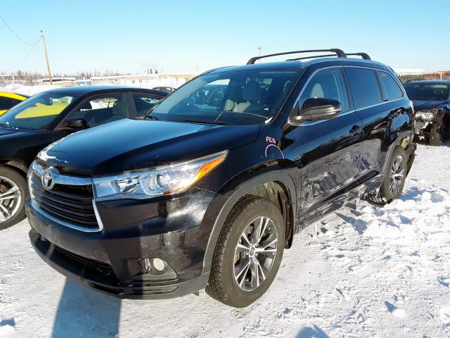 5TDJKRFH3GS324194 - 2016 TOYOTA HIGHLANDER XLE  ფოტო 2