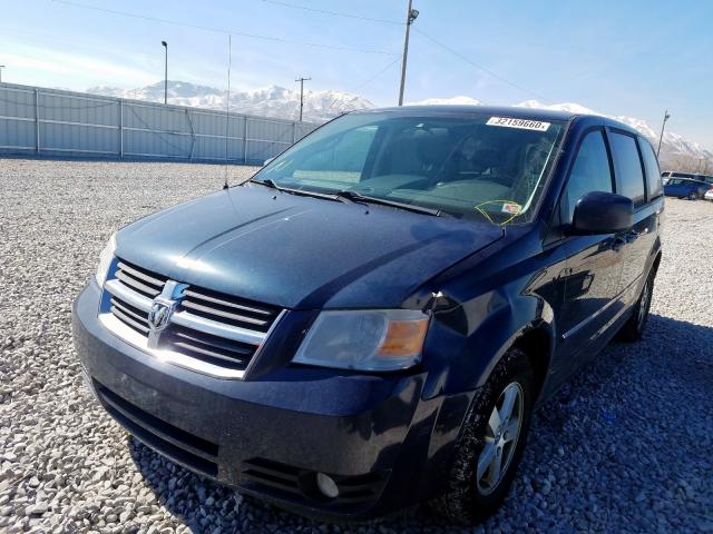 1D8HN54P88B138329 - 2008 DODGE GRAND CARAVAN SXT  photo 2