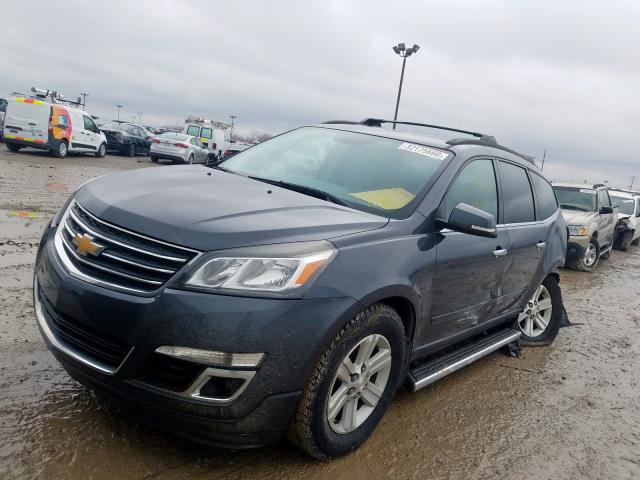 1GNKRJKD8DJ100892 - 2013 CHEVROLET TRAVERSE LT  photo 2