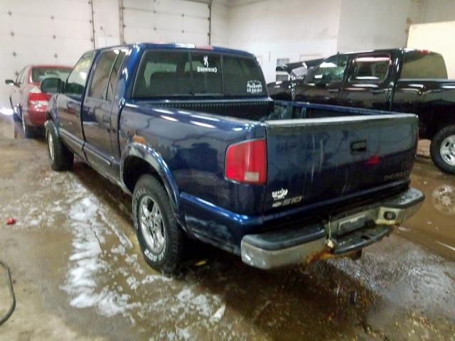 1GCDT13W11K242798 - 2001 CHEVROLET S TRUCK S10  photo 3