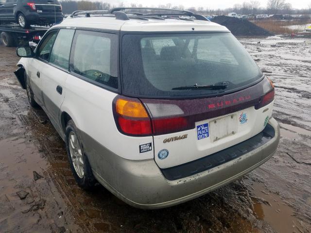 4S3BH665117600560 - 2001 SUBARU LEGACY OUTBACK  photo 3